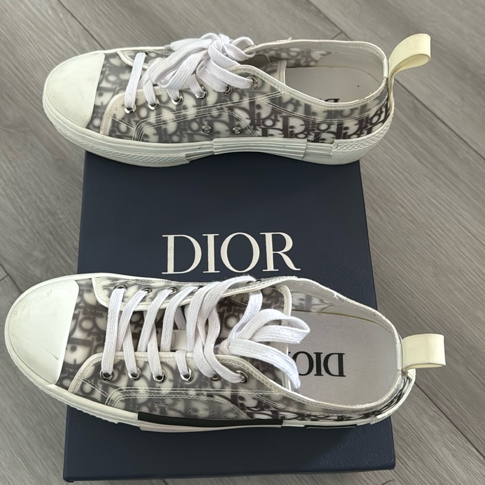 Dior White and Gray Men's Sneakers